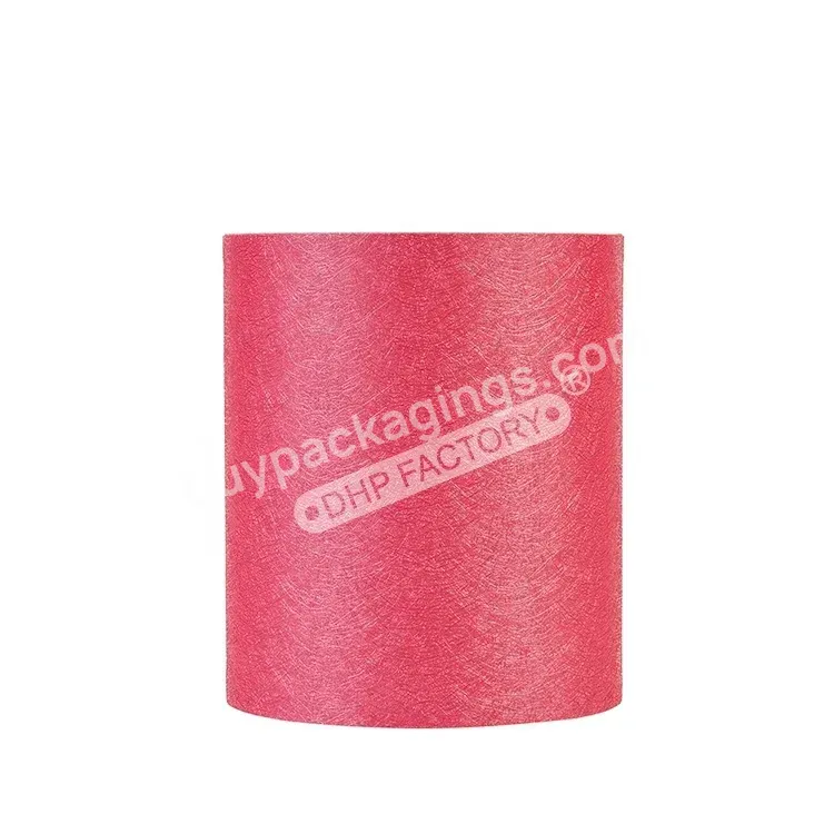 Wholesale Personalized Rigid Cardboard Paper Gift Packaging Pink Cylinder Custom Luxury Candle Box