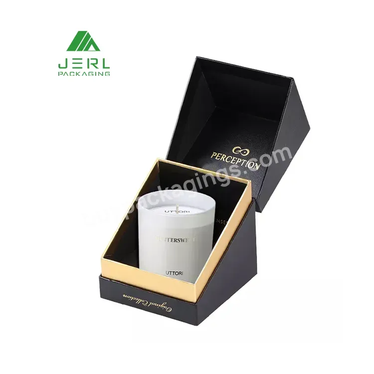 Wholesale Premium Black Boxes Luxury Gift Box For Packiging Candles