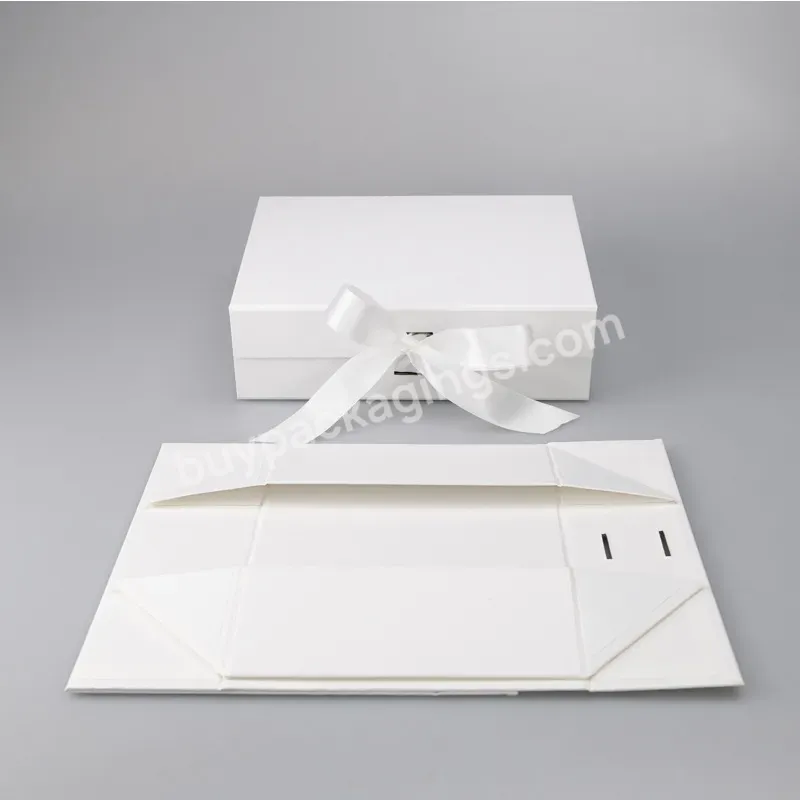 Wholesale Price Cardboard Luxury Big Giftbox Magnetic Red Gift Box With Ribbon