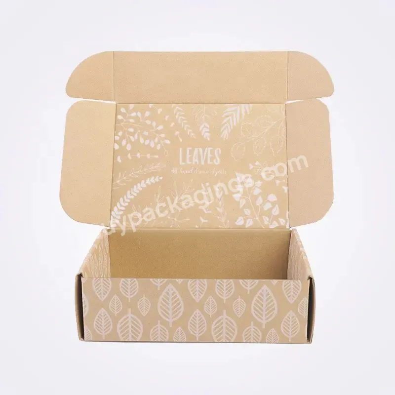 Wholesale Price Clothing Underwear Folding Mailer Shipping Postal Corrugated Cardboard Shipping Box