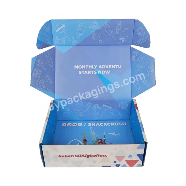 Wholesale Price Corrugated Box Manufacturer Custom Color Box Printing Packaging With Logo