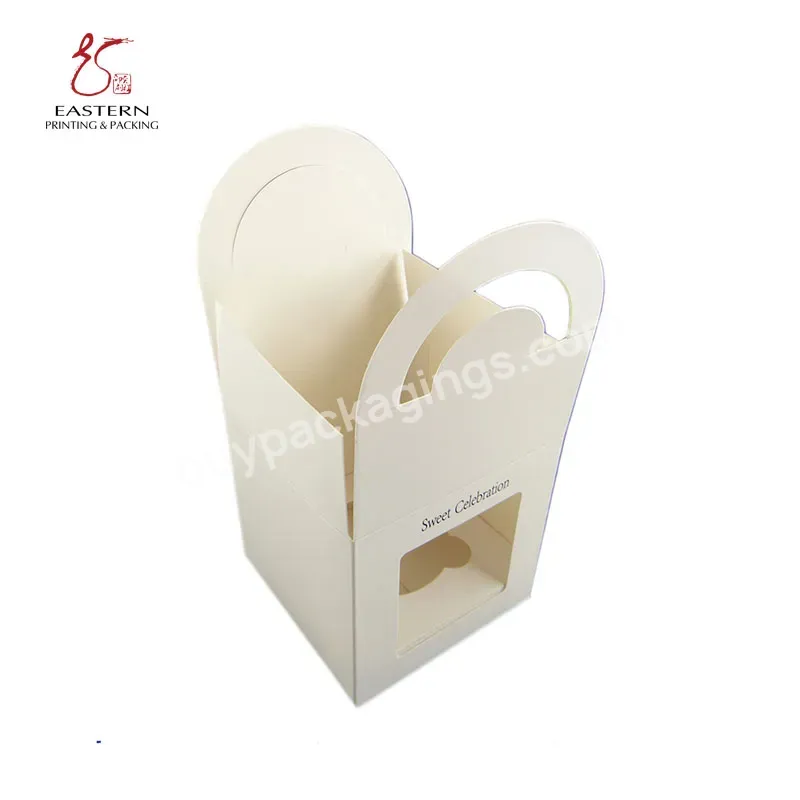 Wholesale Printing Color Fold Clear Transparent Cake Boxes Custom Sushi Pie Cookie Sweet Paper Packaging Box With Window