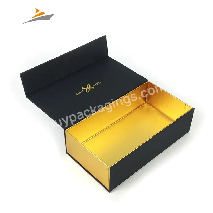 Wholesale Printing High Quality Black Specialty Paper Cardboard Packaging Gift Flip Box For Sunglasses