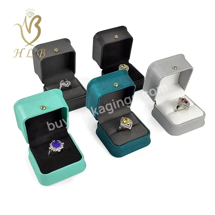 Wholesale Pu Leather Jewellery Box Jewelry Packaging Box For Jewelry Ring Necklace Bracelet