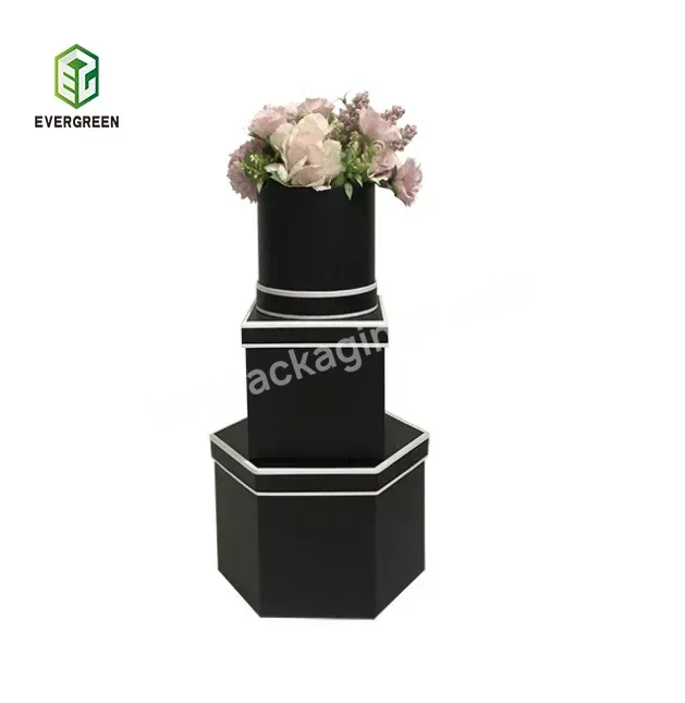 Wholesale Round Square Hexagonal Flower Package Box Sets