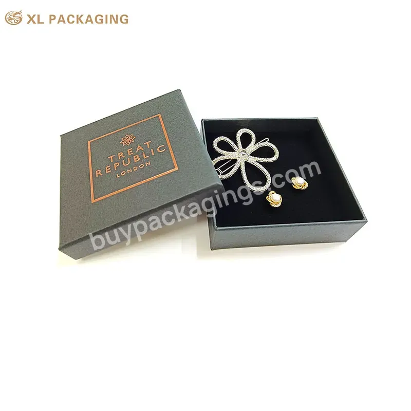 Wholesale Small Matt Black Earrings Box Packaging Texture Paper Black Jewelry Box Earrings Paper Box With Foam Tray - Buy Wholesale Small Matt Black Earrings Box Packaging Texture Paper Black Jewelry Box,Black Jewelry Box Earrings Paper Box With Foam