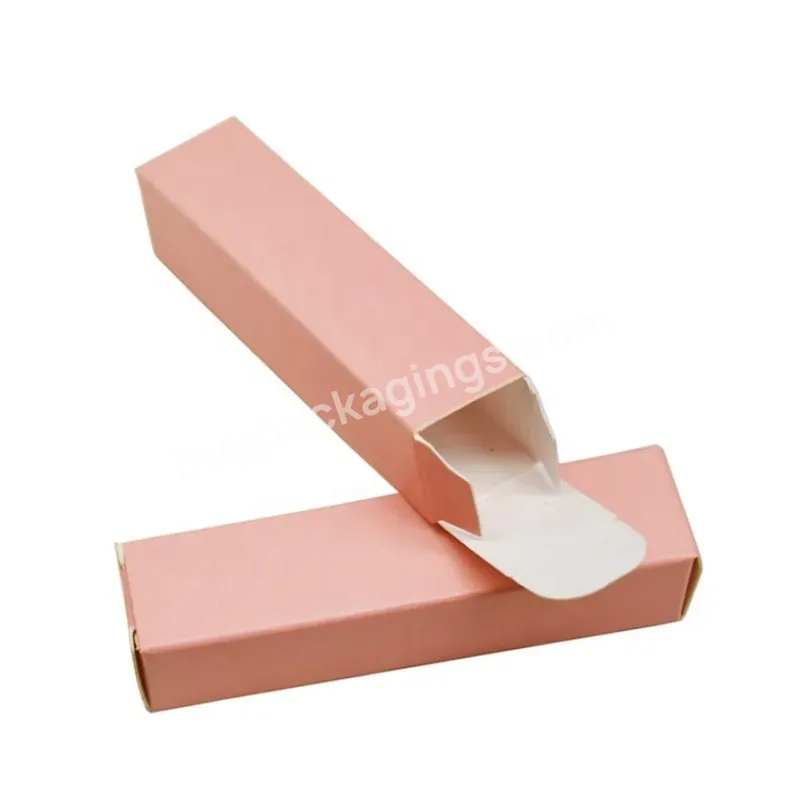 Wholesale Standard Pale Pink Shipping Boxes Makeup Box Case Skincare Box Packaging