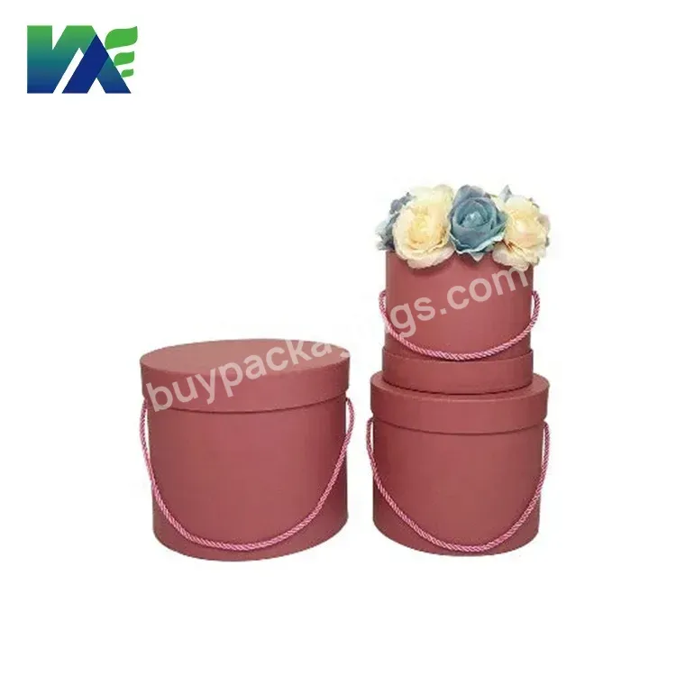 Wholesale Unique Luxury Cardboard Paper Flower Box With Custom Logo Print Packaging Company For Floral Gift