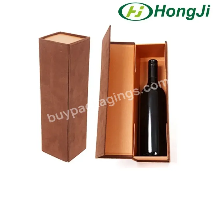 Wine Bottle Gift Paper Box Packaging Liquor Glass Cardborad Box