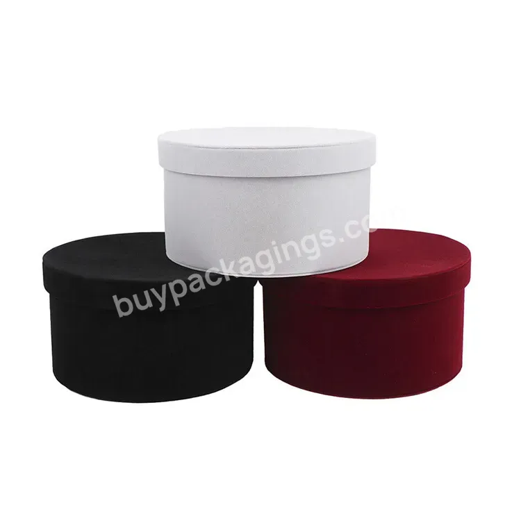 12cm Round Cardboard Gift Boxes Wedding Party Packaging Valentine's Day Gifts Supplies Paper Flower Gift Boxes