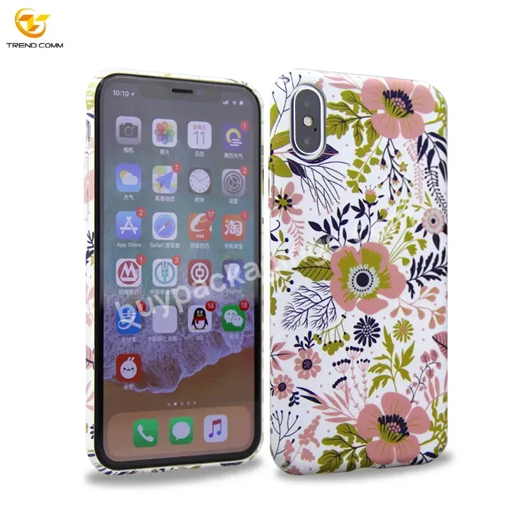 3d Pc Sublimation Heat Transfer Hard Plastic Water Paste Custom Printing Mobile Cover Shockproof For Iphone X/xs Phone Case - Buy Hard Plastic Case,Hard Phone Case,3d Pc Sublimation Heat Transfer Hard Plastic Water Paste Custom Printing Mobile Cover