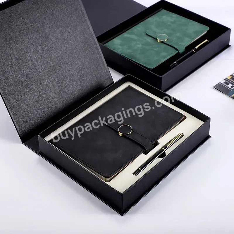 A5 Notebook Notepad Custom Logo High-end Business Advertising Packaging Set Gift Box