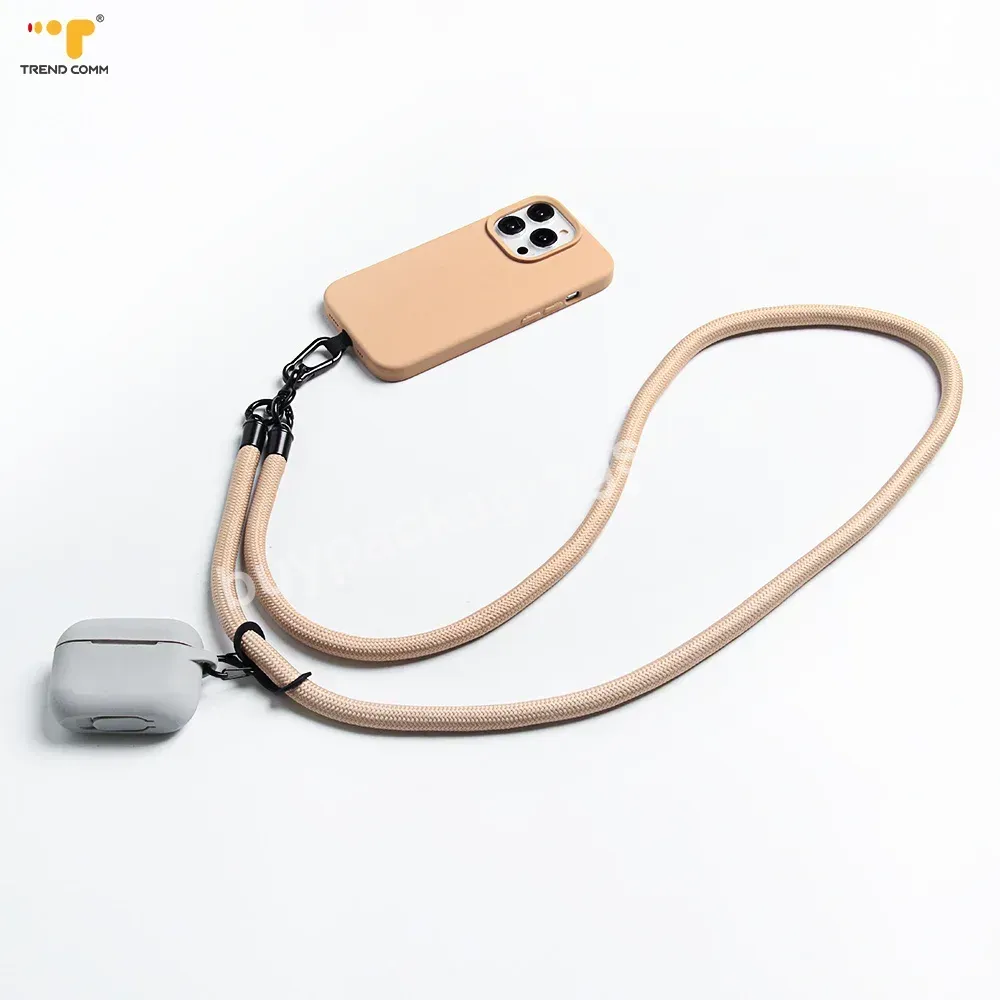 Adjustable Diy Wholesale Heart Charms Accessories Chain Shoulder Metal Universal Phone Lanyard Crossbody - Buy Phone Chain,Phone Lanyard Crossbody,Phone Lanyard Neck Strap.