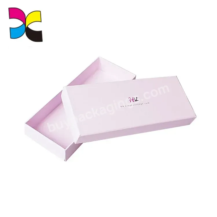 Awesome Customizer Logo Pink Gift Cardboard Box Flower Gift Box