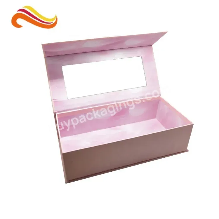 Bestyle Custom Packaging Box Gift Box With Window Magnetic Closure Gift Box