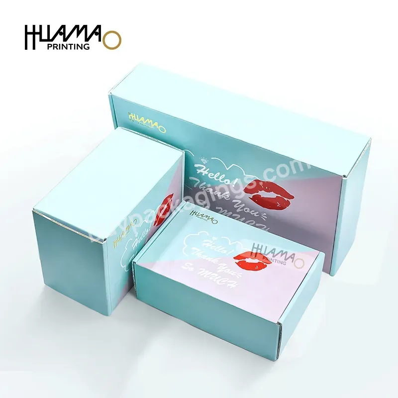 Biodegradable Cupcake Box Caja De Pizza Holographic Sticker Private Label Luxury Beauty Cosmetic Clothing Custom Mailer Boxes
