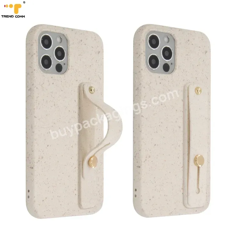 Biodegradable Custom Case With Hand Strap New Design Eco Friendly Phone Covers For Iphone - Buy Phone Covers For Iphone,For Iphone Case With Hand Strap,Biodegradable Phone Case Custom.