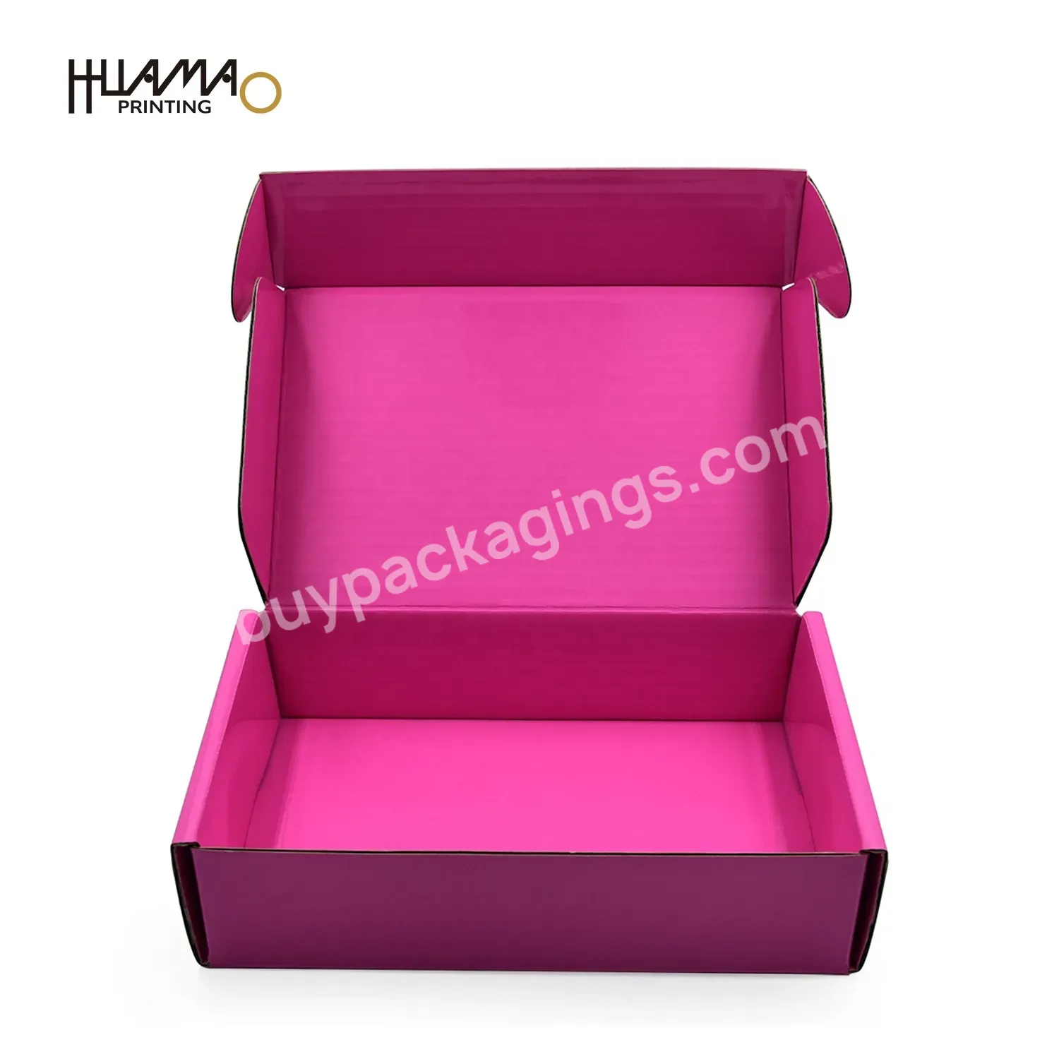 Biodegradable Custom Printing Black White Pink Corrugated Paper Box Anime Stickers Papel Tapiz Caja De Pizza Custom Mailer Boxes