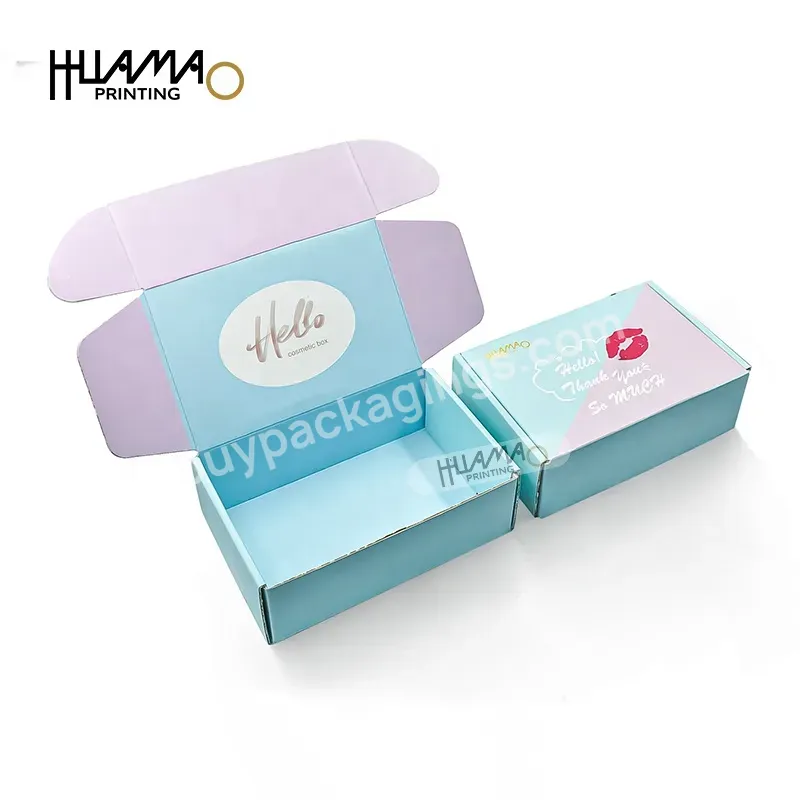 Biodegradable Flower Shipping Boxes Paper Trimmer Bolsas De Papel Huamao Printing Shenzhen Packaging Eco Fold Mailer Boxes