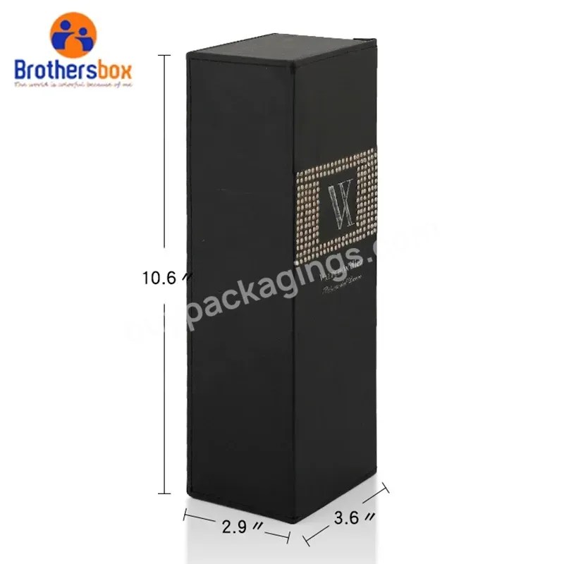 Brothersbox Luxury Flower Slid Magnet Wine Gift Packaging Box With Clear Window/fabric Convenient Type 6 Bottle