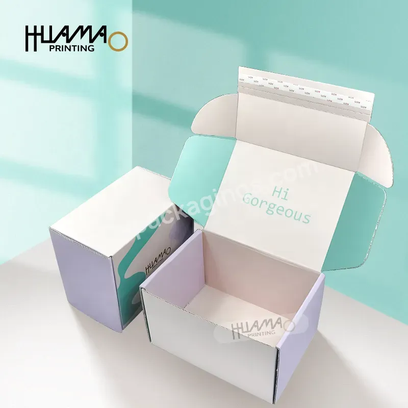 Caja De Regalo Personalized Paper Bag Carton Box Caixas De Papel Biodegradable Cosmetic Packaging Shipping Boxes Custom Logo