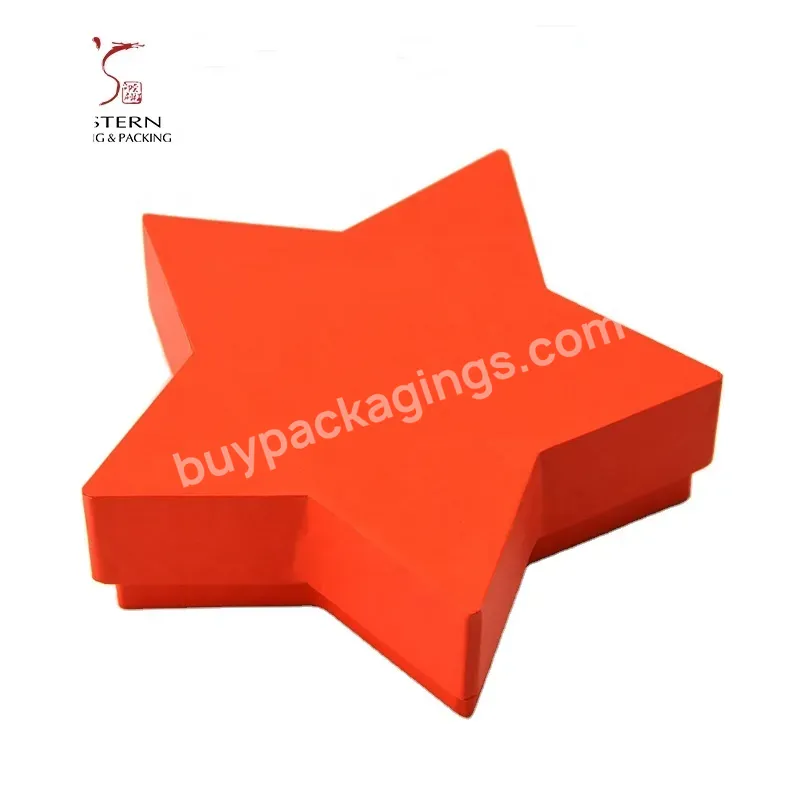 Cardboard Boxes Custom Pentagon Start Shape Special Paper Packaging For Roses Flowers Paperboard Jewelry Etc Elelgent Handmade