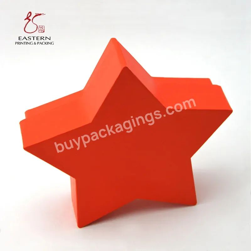 Cardboard Boxes Custom Pentagon Start Shape Special Paper Packaging For Roses Flowers Paperboard Jewelry Etc Elelgent Handmade