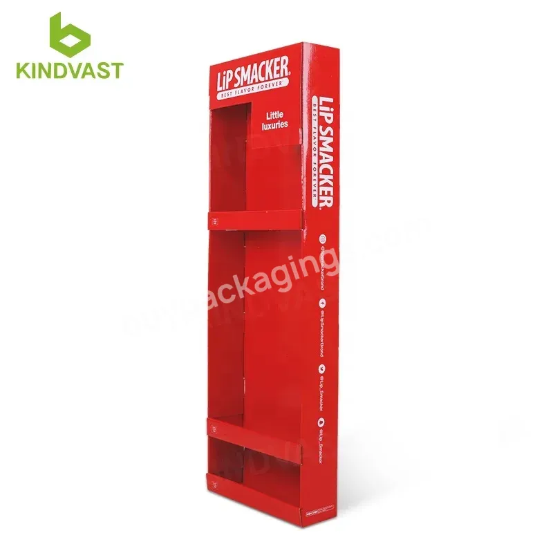 Cardboard Custom Cosmetic Display Advertising Retail 100% Recyclable Cardboard Sidekick Commodity Display Shelf