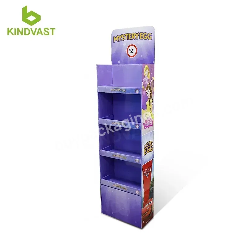 Cardboard Display Supermarket Advertising Display Pet Toys Display Stand