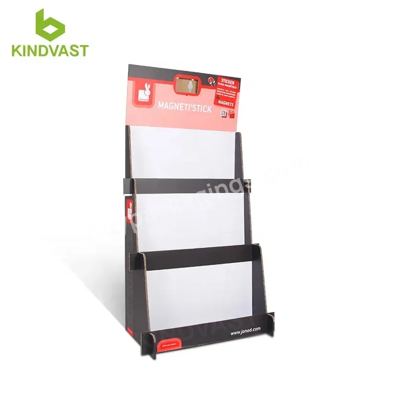 Cardboard Floor Stand Advertising Lcd Screen Display For Toy Display Stand