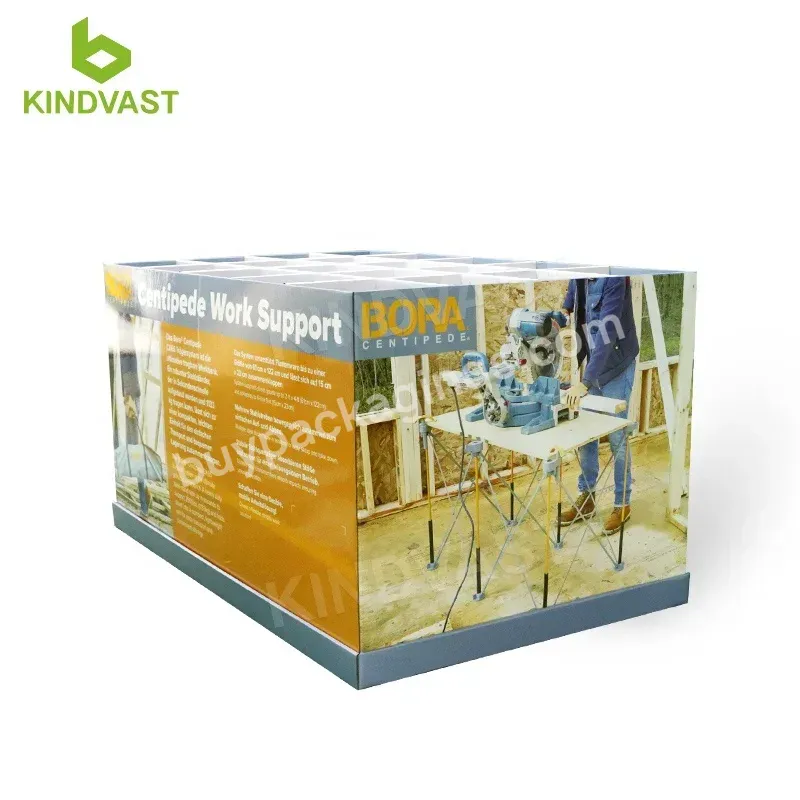 Cardboard Floor Tool Dump Bin Display Pallet Stand Carpenter's Use Paperboard Eco-friendly Rack Customized Size Pallet - Buy Cardboard Floor Tool Dump Bin Display Pallet,Carpenter's Use Paperboard Pallet,Eco-friendly Rack Customized Size Pallet.