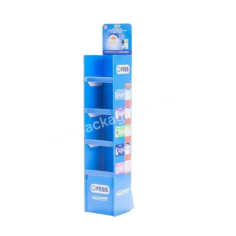 China Foshan Manufacture Custom Euro Style Display Cardboard Stand 4 Shelves Pop Up Advertising Paper Tower Rack For Pharmacy - Buy Custom Display Cardboard,Cardboard Display Rack,Pop Up Cardboard Display.