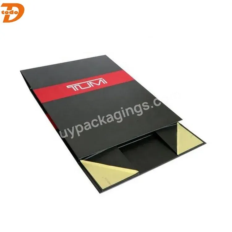 China Manufacturing Matte Black Premium Magnet Gift Box