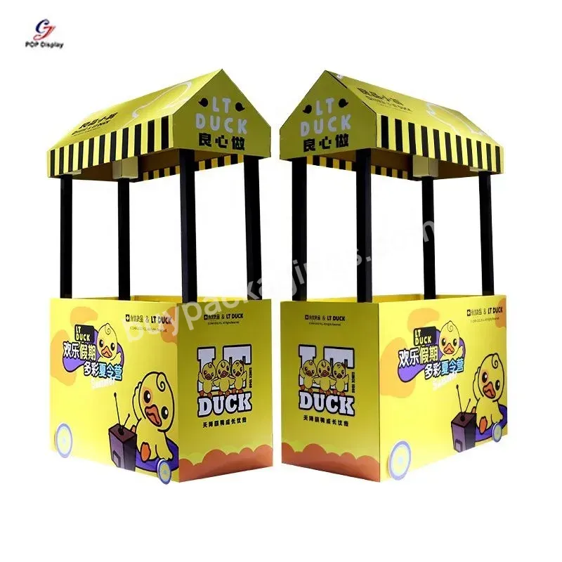 China Supermarket Promotion Folding Taste Table Advertising Display Cardboard Counter Table