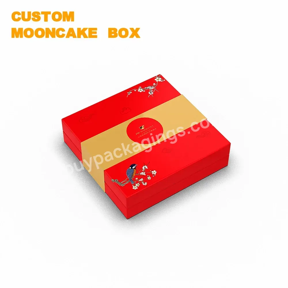 China Wholesale Fcs Hot Selling Eco-friendly Custom Printed With Logo Multilayer Square Premium Food Mooncake Gift Box