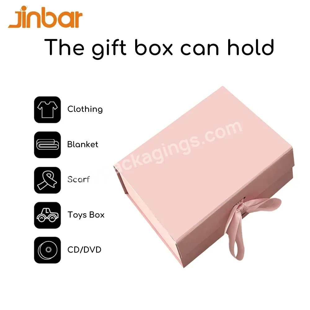 Creative Gift Pink Gift Box Magnetic Close Makeup Brush Packaging Box Balloon Gift Packing Box With Ribbon For Party