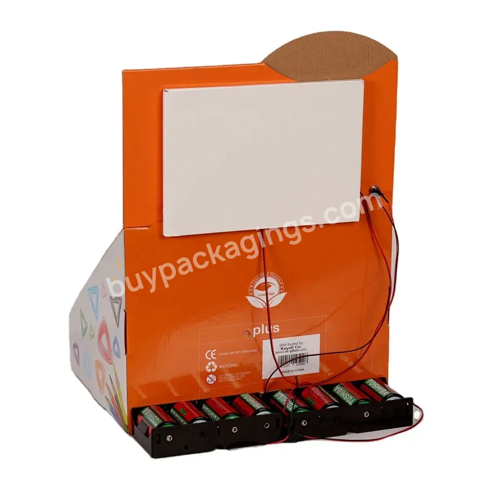 Custom Advertising Counter Table Top Display Pdq Showcase With Led Light And Lcd Display Screen For Promotion Product - Buy Lcd Screen Showcase Designs,Beauty Counter Display Case,Collapsible Display Rack.