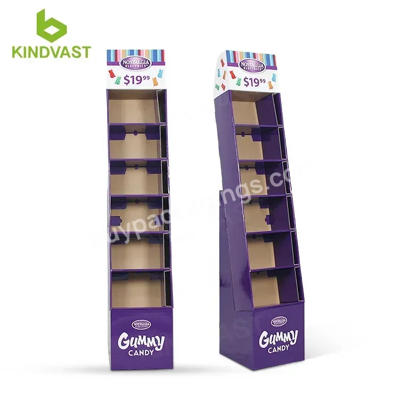 Custom Cardboard Advertisement Display For Gummy Candy Display Rack - Buy Candy Display Stand,Sweets And Candy Display Stand,Free Standing Candy Display.