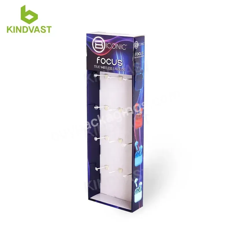 Custom Cardboard Display Stand Sidekick Electronic Free Samples Plastic Hook Floor Paperboard Display Stand - Buy Custom Cardboard Display Stand,Sidekick Electronic Free Samples Sidekick Display,Headphones Cardboard Plastic Hook Display.