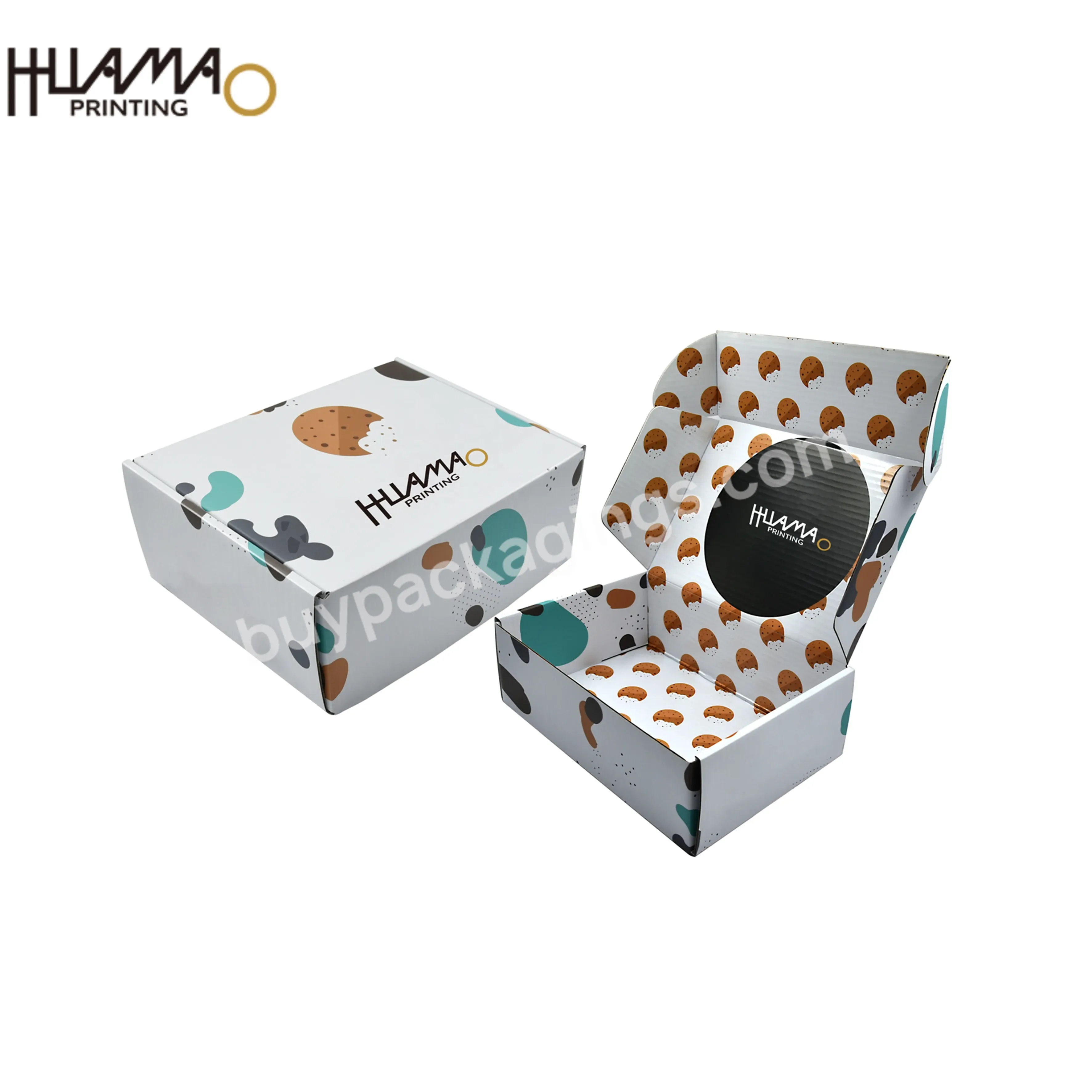 Custom Cardboard Product Display Paper Boxes Caja De Regalo Cardboard Packaging Sleeve Scatole Packaging E-commerce Donut Box