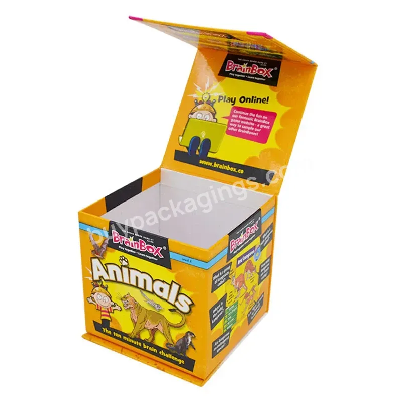 Custom Carton Printing Eco Friendly Paper Packaging Cardboard Box Children's Toys Gift Box Wholesale Price