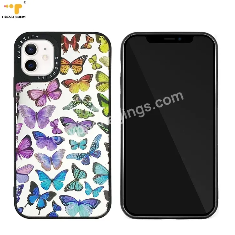 Custom Cellphone Cover Printing New Mirror Butterfly Phone Case Mobile Phone Bags & Cases - Buy Mobile Phone Bags & Cases,Butterfly Phone Case,Custom Cellphone Case.