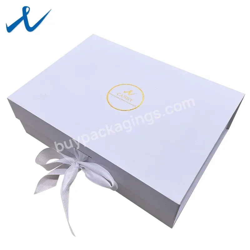 Custom Color Luxury Package Folding Paper Box High-end Magnetic Foldable Gift Box With Magnetic Lid