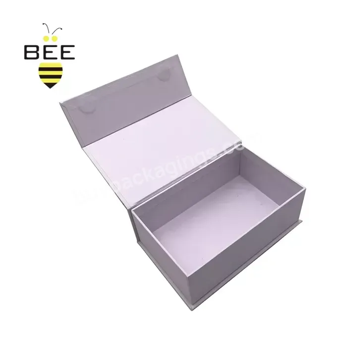 Custom Corrugated Black Luxury Magnetic Gift Box Garment Apparel Clothing Paper Box Magnetic Closure Gift Boxes With Ribbon