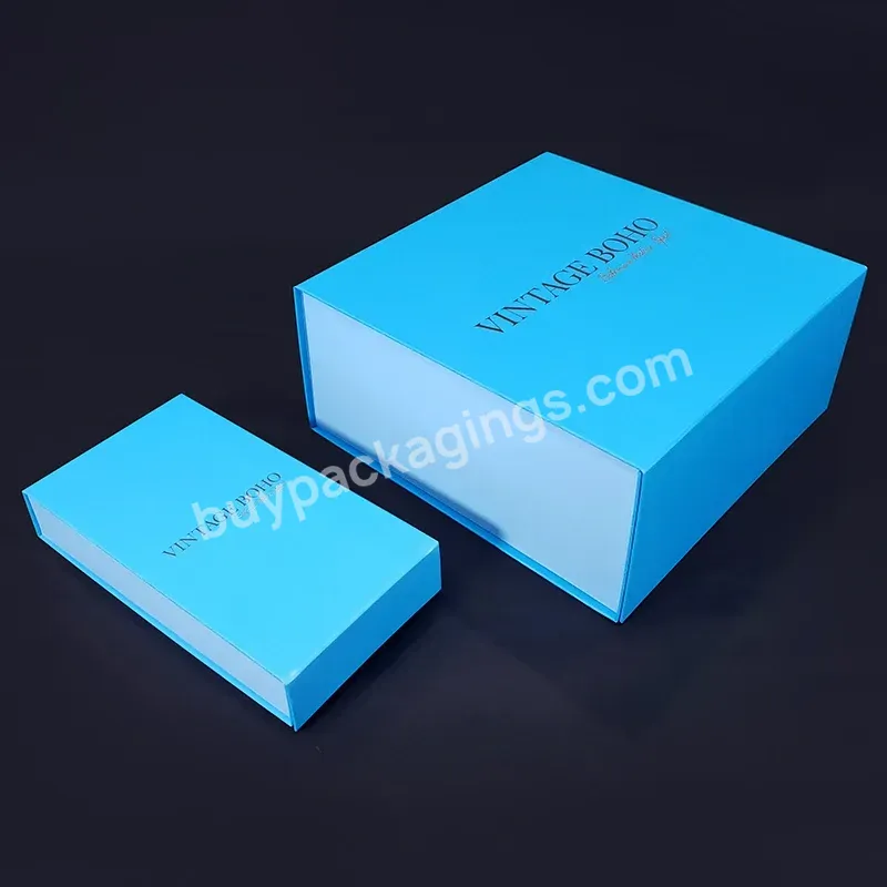 Custom Corrugated Gift Fold Box Oem Factory Eco-friendly Shipping Folding Packaging Paper Box With Logo