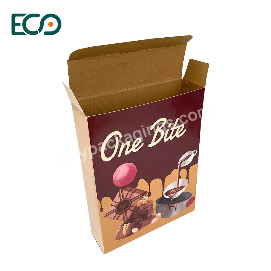 Custom Design Luxury Delivery Food Fancy Cake Compostable Recyclable Cardboard Paper Box Packaging