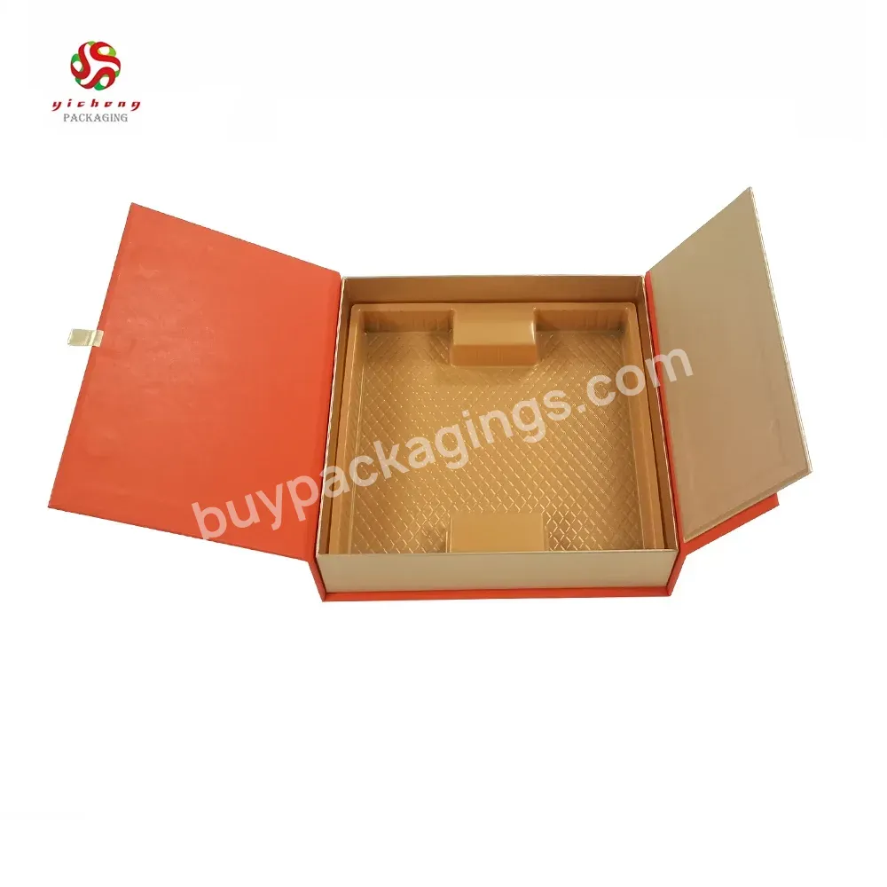 Custom Double Door Open Magnetic Closure Cardboard Packaging Gift Box With Insert