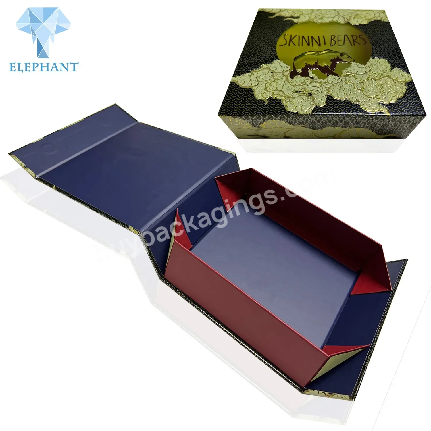 Custom Ecofriendly Delicate Appearance Tea Coffee Paper Cardboard Magnetic Folding Box