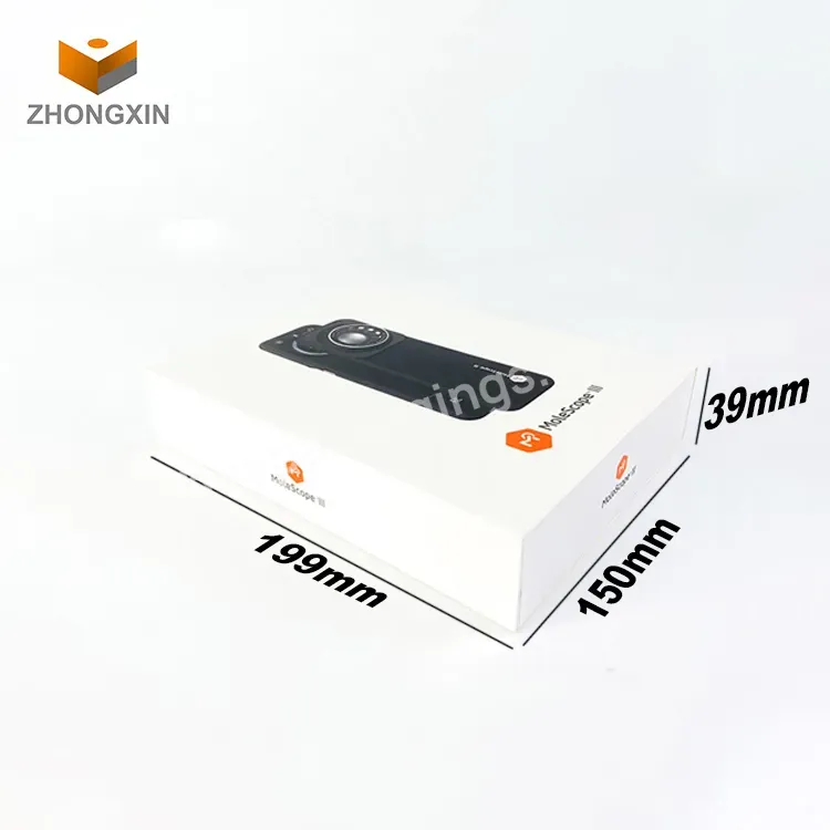 Custom Electronic Paper Packaging Carton Wireless Earphone Headphone Camera Packaging Box With Lid