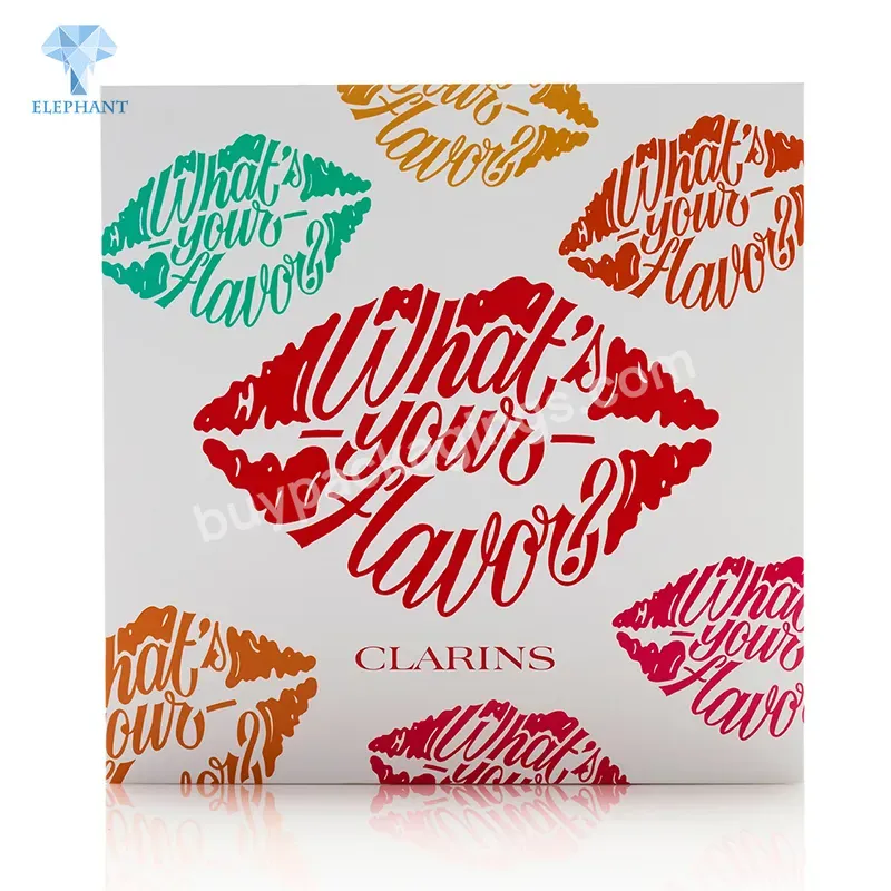 Custom Fancy Design Cmyk Color Printing High End Corrugated Recycled Lipstick Box